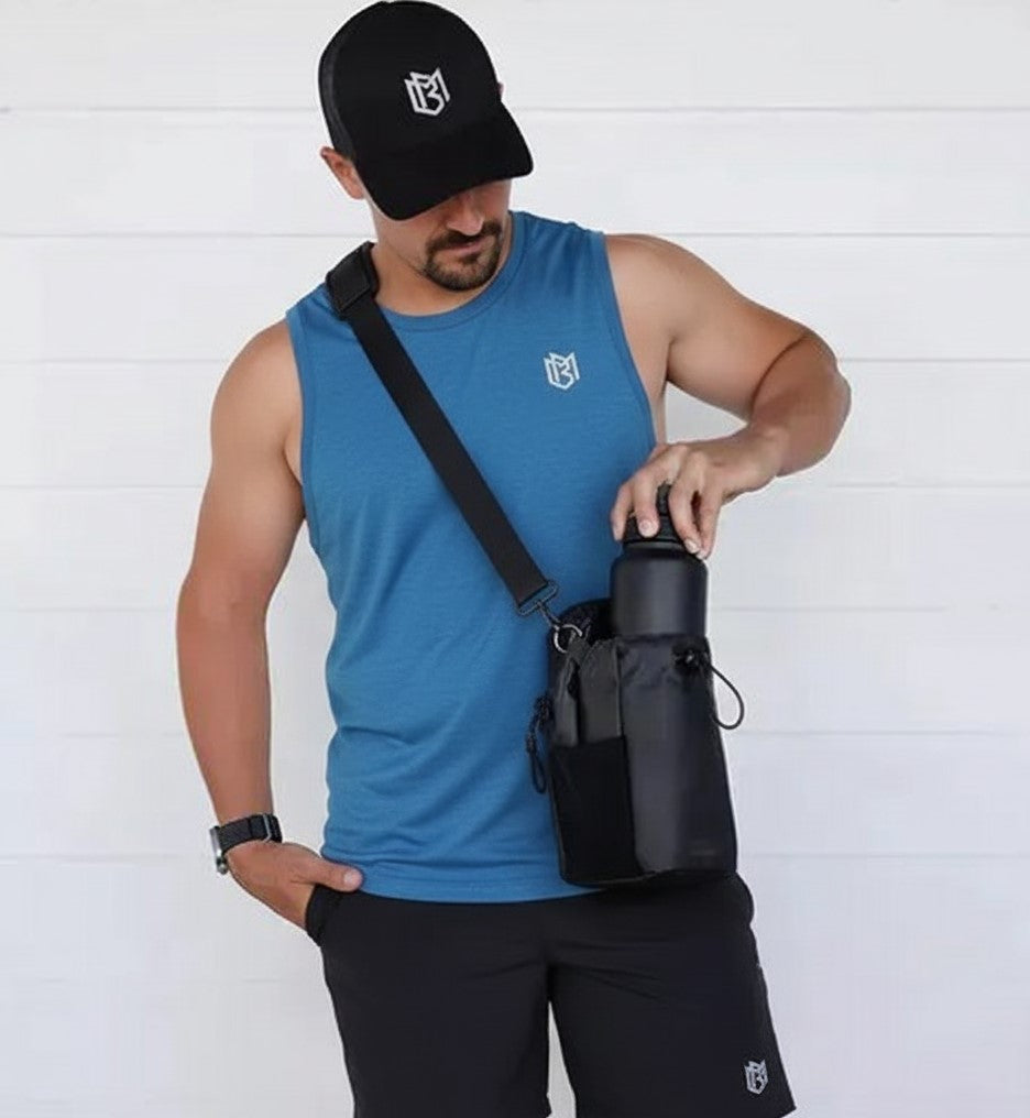Bolsa Magnética para Gimnasio- Botella, Celular y Accesorios