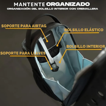 Bolsa Magnética para Gimnasio- Botella, Celular y Accesorios