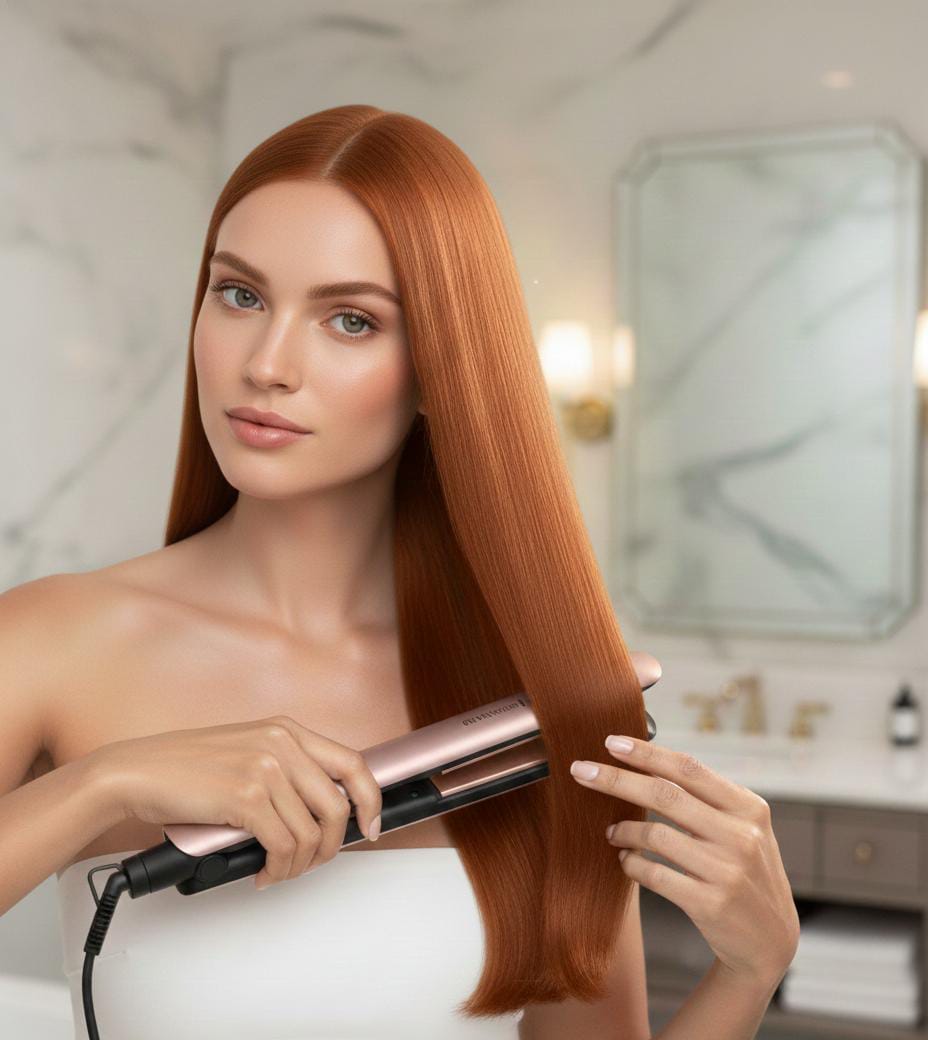 Combo Profesional Keratina: Plancha Remington + Cepillo Secador 3D Pro